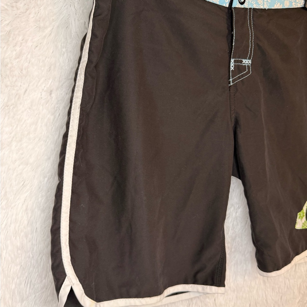 Roxy Black and Light Blue Board Shorts - Picture 5 of 16